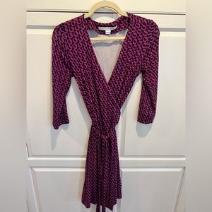 DVF wrap dress size 6